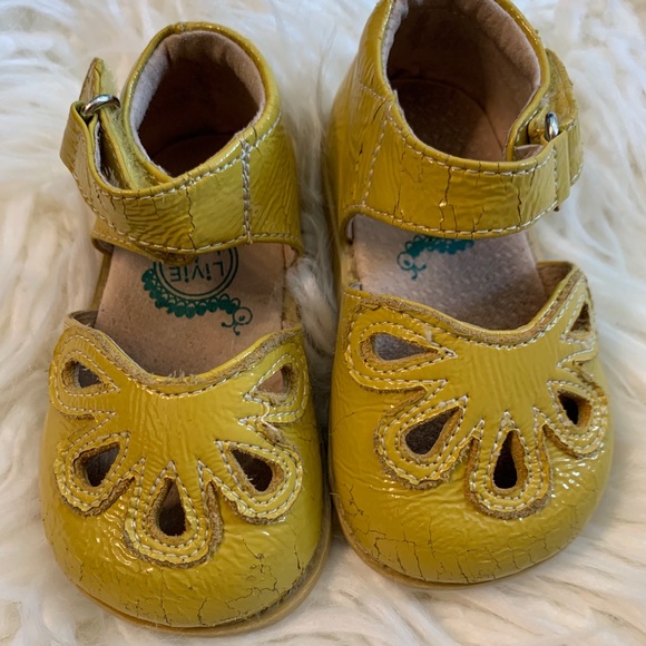 Livie & Luca Other - ✔️SOLD✔️Livie & Luca mustard petal shoes Livie & Luca Other - ✔️SOLD✔️Livie & Luca mustard petal shoes
